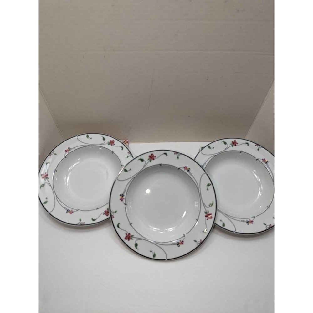 Savoir Vivre Spring Fantasy Soup/Cereal Bowls - Set of 3